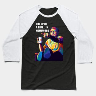 Pointing Leo Meme Pop Art Baseball T-Shirt
